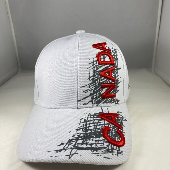 Variety To Go Canadian Baseball Hat/Cap, Adjustable Sports Hat (1008 White) - Picture 8 of 8